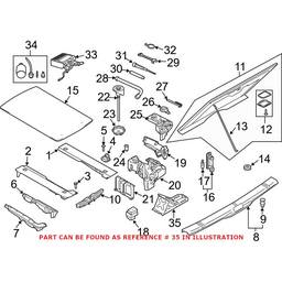 Audi Suspension Control Arm Stop 7L0860321A - Genuine VW/Audi